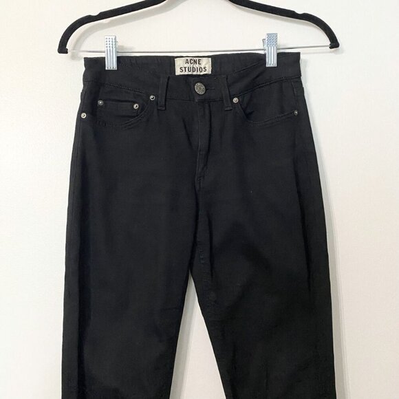 ACNE STUDIO SKIN 5 BLACK JEANS, A CLASSIC SKINNY CUT FROM ACNE - 26 - Picture 4 of 10